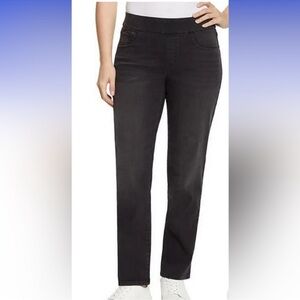 Nine West Women's Dark Gray Straight Leg Jeans